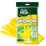 Перчатки хоз.латекс Master FRESH большой размер L/XL*100 4395