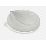 Крышка D-90 БЕЛАЯ ТИП К с клапаном/загл. ПП Покров (прод по 50шт, кор/1000шт) на 350 и 400мл 9726