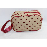 Косметичка жен AX-23 (22х12) бежев