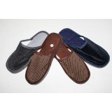 Тапочки муж комн закр нос 40-45 (прод по 12)  L22