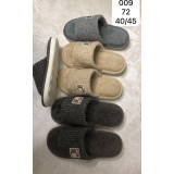 Тапочки муж комн откр нос 40/41-44/45 (прод по 12)  L28