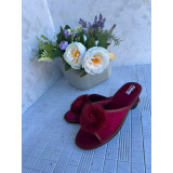 Тапочки жен комн откр нос 36-41 (прод по 12)  В30