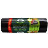 Пакеты д/мусора Master FRESH XXXL суперпрочные 160л, 10 шт(ЧЕРНЫЕ) 28мкм усиленное дно*15 0105