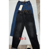 Джинсы жен мех R 3-3 (28-33) (прод по 6) синий