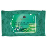 Очищающие салфетки для снятия макияжа Алоэ, 30шт, SL-303-AL  5396