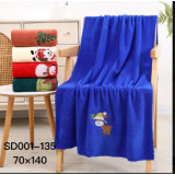 Полотенце банное м/ф 70х140 НГ  (прод по 3)