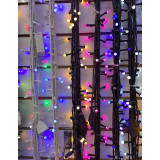 Гирлянда V100B 8м черный провод Белый ПОВРЕЖДЕННАЯ УПАКОВКА!!!