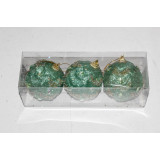 Набор шаров новогод. d 8см (3шт) 2021-SY18QJHB-113  9061