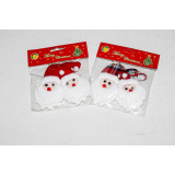 Подвеска новогодняя Санта Клаус 10см 2шт 2021-284  9993