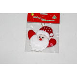 Подвеска новогодняя Санта Клаус 10см 2021-282  0005