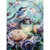 Алмазная живопись 20*30 АК-2030238 птица