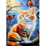 Алмазная живопись 20*30 АК-2030233 кот