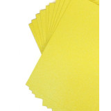 Фоамиран блестящий (прод по 10) ярко-желтый 20х30/2мм