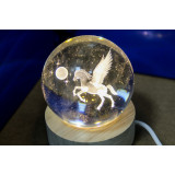 Ночник настольный шар с USB Пегас