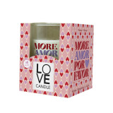 Арома Свеча в стакане LUMAR 901852 Свеча любви Розовая 120 г ИСПАНИЯ*6 5307