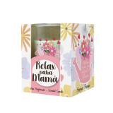 Арома Свеча в стакане LUMAR 901853 Отдых для мамы 120 гИСПАНИЯ*6 5338