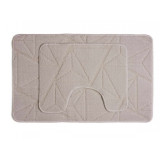 Набор ковриков д/ванной AQUA-PRIME CROSS LOOP (50х80/40х50см) 2267 бежев 1147