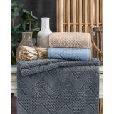 Полотенце д/лица Luxor Рокс 50х90 т.серый