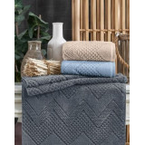 Полотенце банное Luxor Рокс 70х130 т.серый