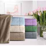 Полотенце д/лица Luxor Брейд 50х90 т.серый