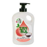 Моющее д/посуды SANBUL 1л сода/грейфрут*6 9316