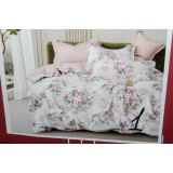 КПБ Пандора А+В сатин простынь на резинке (ЕВРО) № 1