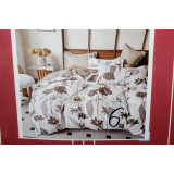 КПБ Пандора А+В сатин простынь на резинке (ЕВРО) № 6