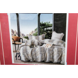 КПБ Пандора А+В сатин простынь на резинке (ЕВРО) № 13