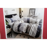 КПБ Пандора А+В сатин простынь на резинке (ЕВРО) № 11