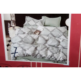 КПБ Пандора А+В сатин простынь на резинке (Семейный) №7