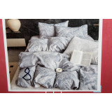 КПБ Пандора А+В сатин простынь на резинке (2-х сп) №8