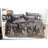 КПБ MILAN TEXTILE Нежная ночь сатин (ЕВРО простынь на резинке) 257307-3