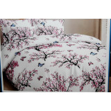 КПБ MILAN TEXTILE Нежная ночь сатин (ЕВРО простынь на резинке) 257059-6