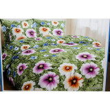 КПБ MILAN TEXTILE Нежная ночь сатин (ЕВРО простынь на резинке) 257091-10