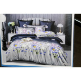 КПБ MILAN TEXTILE Нежная ночь сатин (ЕВРО простынь на резинке) 257234-11