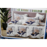 КПБ MILAN TEXTILE Нежная ночь сатин (1,5 сп простынь на резинке) 246256-8