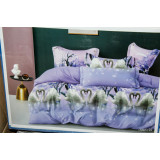 КПБ MILAN TEXTILE Нежная ночь сатин (1,5 сп простынь на резинке) А 2264-10