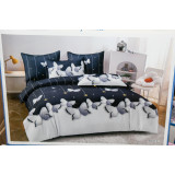 КПБ MILAN TEXTILE Нежная ночь сатин (1,5 сп простынь на резинке) А 01113-5