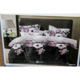 КПБ MILAN TEXTILE Нежная ночь сатин (1,5 сп простынь на резинке) А 2336-10