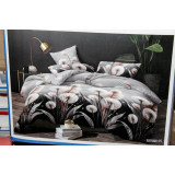 КПБ MILAN TEXTILE Нежная ночь сатин (2,0 сп простынь на резинке) 257228-11