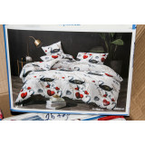 КПБ MILAN TEXTILE Нежная ночь сатин (2,0 сп простынь на резинке) 257224-8