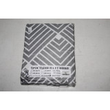 Простыня ИВТЕКС поплин на резинке 140/200 борт 20см   № 02