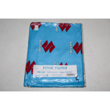 Простыня ИВТЕКС поплин 150/220   № 05