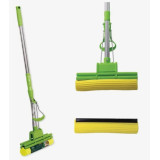 Швабра отжимная телескоп Master FRESH  С ЦАНГОЙ (pva),4 отжимных ролика 1 шт*12 4333