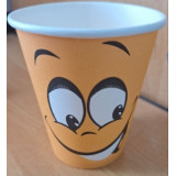 Стакан бумажный 350мл СМАЙЛ (прод по 50шт) 1000шт/ящ