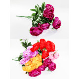 Букет цветов искусств. №508 D=9см (7 цветков) L50см  (уп. 20 цена за уп!)