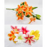 Букет цветов искусств. №505 D=12см (6 цветков) L65см  (уп. 120 цена за уп!)