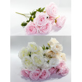 Букет цветов искусств. №500 D=10см (7 цветков) L50см  (уп. 10 цена за уп!)