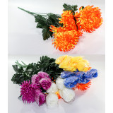 Букет цветов искусств. №515 D=15см (7цветков) L 65см (уп. 20 Цена за уп!)