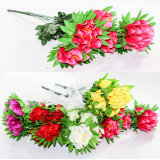 Букет цветов искусств. №514 D=10см (6 цветков) L 50см (уп. 20 Цена за уп!)